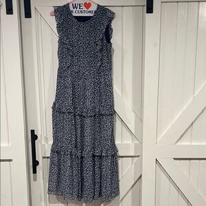 Floral Sleeveless Tiered Dress